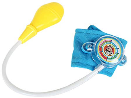 Children's Simulated Blood Pressure Monitor Toy, Family Doctor Toy House Nurse Doll Blood Pressure Meter Boys Girls Funny Game Cos Pretend Toys
