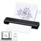 ASprink Impresora Tattoo, M08F Impresora Tatuajes Bluetooth, Impresora Térmica A4 Tattoo Compatibles con 10 pcs de Papel de Transferencia Tatuajes