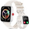 Fitonme Smartwatch Damen Herren mit Telefonfunktion, 1.83 Zoll HD-Display Smart Watch mit Herzfrequenz SpO2 Schlafmonitor, 100+ Sportmodi IP68 Wasserdicht Fitnessuhr für Android iOS Grau