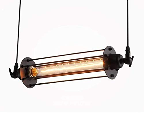 Lámpara LED de arco incrustado industrial rural de país americano, industria retro, lámparas colgantes creativas, sala de estar, comedor, estudio, techo, luz de suspensión de una sola cabeza, bar,