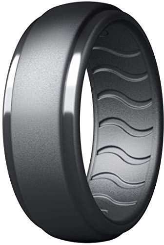 Bague en silicone pour hommes, alliances en silicone pour hommes, alliances en caoutchouc pour hommes, alliances en silicone pour hommes, 13, Silicone