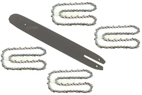 35 cm (14); 1,3 mm; 3/8; 50 TG espada + 4 cadenas – juego compatible con motosierra STIHL
