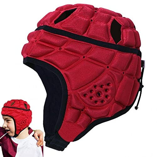 Lipfer Casque pour Enfants À Dos De Football Rembourré À Mouchage À Collier De Football Anti-Collision Protécteur De Responsable De But pour Les Enfants