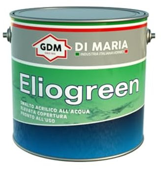 GDM Smalto all'Acqua opaco, Dekortè (2 Litri, Bianco Ghiaccio)