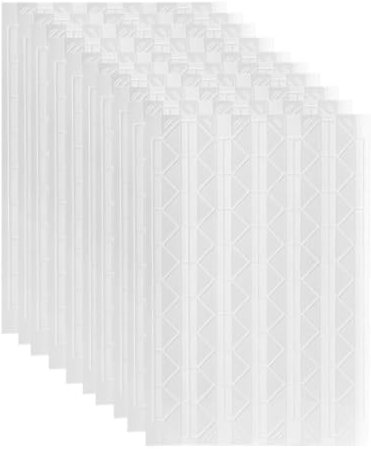 XIKSJW Selbstklebende Fotoecken Aufkleber 1040 Stück Foto Ecken Aufkleber Foto-Ecken für DIY Dekorative Bilder Fotoalbum Scrapbooking Tagebuch (Transparent)