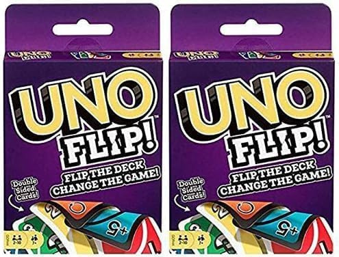 Mattel Uno Flip Kartenspiel Combo 2er Pack