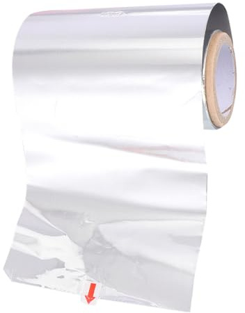 VINTORKY Papier Aluminium pour Coiffure Professionnel, Feuille de Teinture Capillaire Multifonctionnelle en Alliage pour Salon, Isolation Thermique, Rouleau Unique