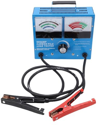 banapoy 500A Car Battery Load Tester, 1,000 CCA Digital Battery Load Checker Voltage Tester, Alternator, Regulator, Diagnostic Tool for Cars, Trucks, RVs