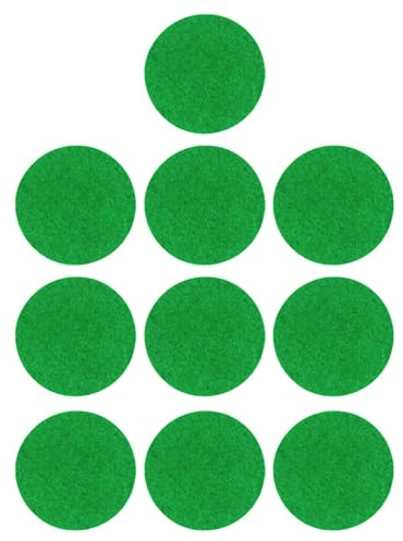 YiNLuax Air Hockey Feltro Pad 10pcs Spingitoio Tavolo Ricambio Pad Adesivo per Pusher Air Hockey Pucks