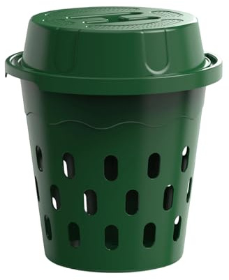Maskkompost med ventilationshål