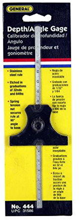 General Tools 444 Depth/Angle Gage