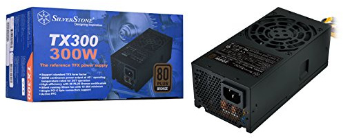 SilverStone SST-TX300 - TFX Serie, 300W 80 Plus Bronze geräuscharmes PC-Netzteil mit 80mm-Lüfter