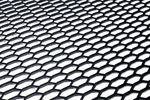 Calandra Universale Griglia ABS Nido D'ape Nero Paraurti Anteriore 90 x 40 cm
