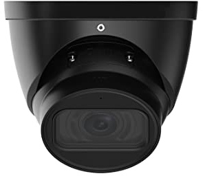 EmpireTech Ultra Low Light 4MP Starlight IR Turret IP Wired Camera IPC-T54IR-ZEB S3 Version Vari-focal 2.7mm-12mm Lens,Built-in Mic,Support POE and ePOE,Vehicle and Human Detection, IPC-T54IR-ZE Black