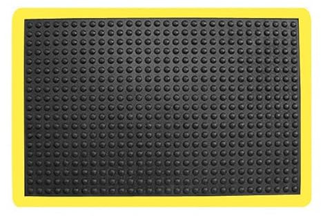 Vivol Anti Ermüdungsmatte 90x120cm- Signalfarbe - Stehplatz-Matten für Sicherheit und Ergonomie am Steharbeitsplatz