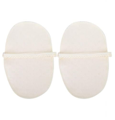 Almohadillas de sudor para axilas, reutilizables, lavables, de algodón, con correa ajustable