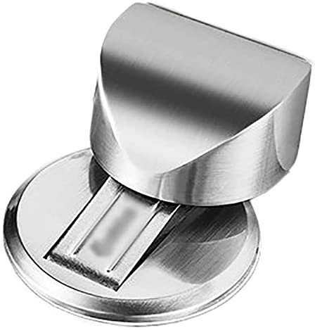 Türstopper Anti-Kollisions-Wandtürstopper Unsichtbares starkes magnetisches Türsauggerät Nicht perforierte Installation Haushaltstürstopper (Color : Onecolor)