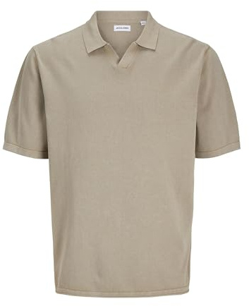 JACK & JONES herr Jjeleo Knit Polo Ss Sn Polotröja