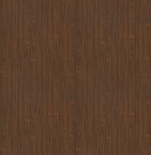 Reqfen Vinyl Flooring Self Adhesive Floor Planks Brown Wood Effect Peel and Stick Tile for Kitchen Bedroom Living Room Wooden Flooring,15X90CM,12pcs
