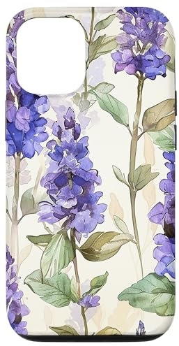 iPhone 13 Anise Hyssop Flower Watercolor Pattern Graphic Case