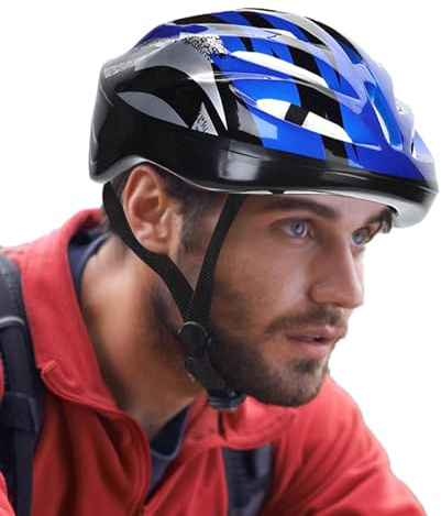 Casco Da Bicicletta, Casco Da Ciclismo - Da Bici Sportiva Per Principianti Caschi Da Bicicletta/Skateboard Leggeri Protezione Di Sicurezza Per Uomo Donne Adulti