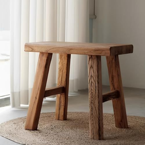 HDZNDH Panca da Cucina,Panca Tavolo Pranzo,Panchina Ingresso,Panca Scarpiera,Panca Pranzo Stile Rustico per Cucina Sala Soggiorno Ingresso(50 * 26cm(19.7 * 10.2in))