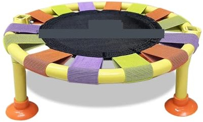 WJIAYAO Mini Trampoline Trampoline Pliable de diamètre for Usage Domestique, Petit Format, Saut et rebondissement intérieur