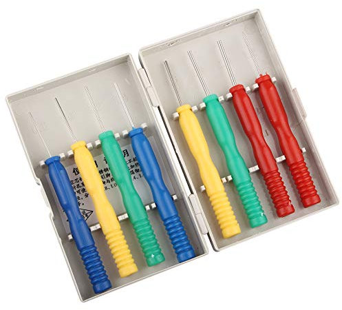 HALJIA – Lot de 8 aiguilles creuses en acier inoxydable anti-adhésif pour démontage de capacité