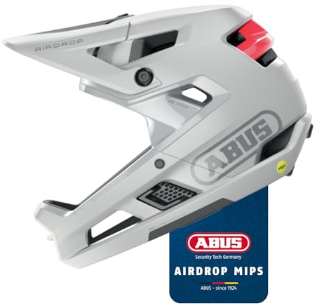 ABUS Fullface helmet AirDrop MIPS - MTB: Downhill, Freeride and Enduro - Mountain bike helmet with optimised ventilation and Ambient Sound Channel - for adults