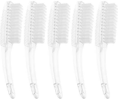 FRCOLOR 5 Piezas Cepillo Para Las Uñas Cepillos Para Fregar Las Uñas Exfoliante De Pies Cepillos De Limpieza De Uñas Cerdas Duras Cepillos De Uñas Manicura Cepillo De Pedicura El Plastico