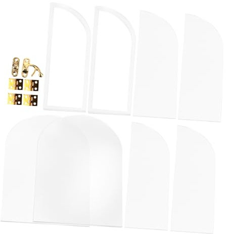 KONTONTY Cornice di Sabbia Mobile Fai da Te in Plastica Resistente Ornamento Decorativo Casa Scrivania Materiale Creativo per L'Arte della Sabbia