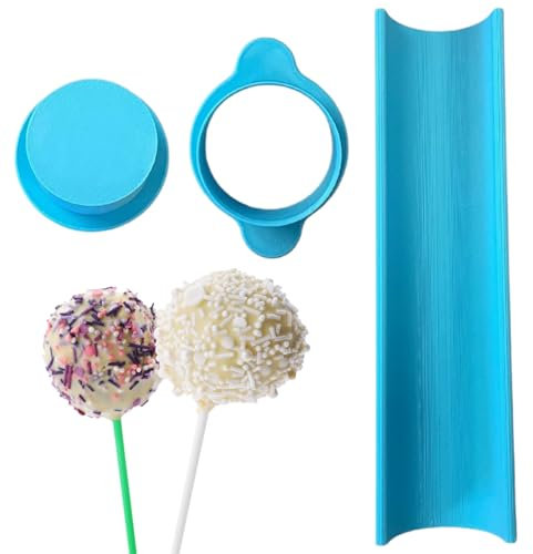 Stampo per cake pop, antiaderente, 4,5 cm, riutilizzabile, design a rilascio facile, vassoio per muffin, fondente, caramelle, cioccolato, feste, matrimoni