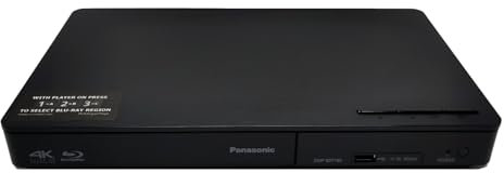 MultiRegionMagic Blu-ray Player Compatible with Panasonic DMP-BDT180EB Multi-Region, Blu-ray A, B & C and DVD 0-8, 2D/3D - DMP-BDT180