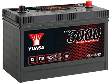 640SHD Yuasa Cargo Super Heavy Duty Battery 12V 110Ah YBX3642
