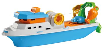 Adriatic S.R.L.- Peschereccio plastica 40 cm, Colore Blu, 1189