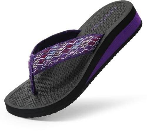 ChayChax Flip Flops Kvinnor Kilklack Lätta Strandsandaler Sommar Tofflor Halkfria Utomhus Tofflor