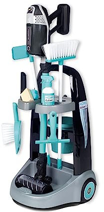 Smoby Rowenta 330319 Chariot de Nettoyage avec aspirateur
