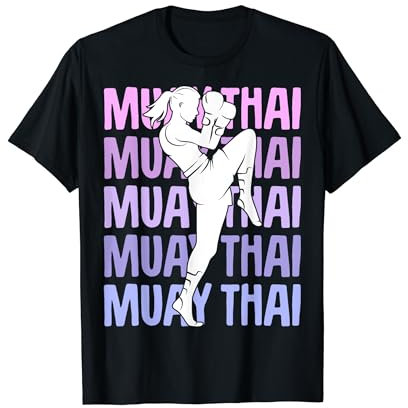 Muay Thai Thaiboxen Damen Mädchen T-Shirt
