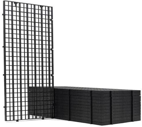 LINLAN 12 delar 15 x 30 cm (5,9 x 11,8 tum) akvariumgallerplast, akvarieavdelare, ägglåda för gör-det-själv-filtrering och bottenskydd vid vattenanvändning