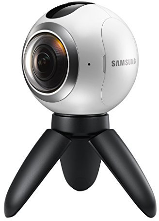 Samsung SM-C200 Gear 360 4K 30 FPS Action Camera, White