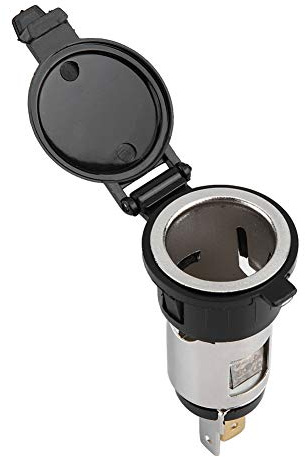 Enchufe de encendedor de cigarrillos, 12-24 V encendedor de cigarrillos Tomacorriente Adaptador de receptáculo Toma de corriente Encendedor de cigarrillos Enchufe hembra para automóvil Motocicleta