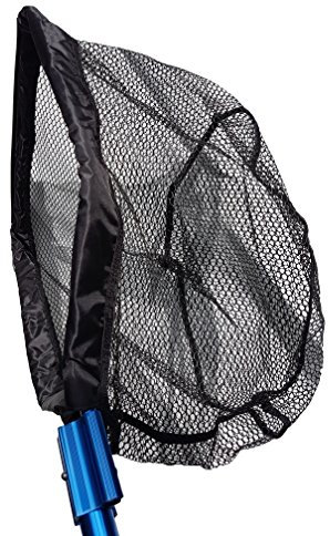 Heavy Duty Water Garden Koi Fish Pond Fish Catching Net, 40cm Wide x 40cm Long x 25cm Deep (16 Inch x 16 Inch x 10 Inch Deep) Net Head ONLY, PondH2o HD Interchangeable Line