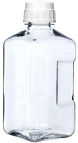 Nalgene Sustain Tritan BPA-Free Growler Bottle Made with Material Derived from 50% Plastic Waste (using ISCC certified mass balance), 64 OZ, Clear