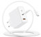 USB C Ladegerät 100W 2-Port USB C Schnellladegerät für MacBook Pro 15/16/13/14 Zoll, Macbook Air 13 2020/2019/2018, i-Pad Pro 12.9/11 Zoll,Samsung Galaxy S22 S23 Ultra Tablet, Type C GaN Netzteil 100W