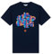 ROLAND GARROS Herren Signatur T-Shirt, Marine, XL