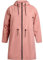 Zizzi Damen Große Größen Parka Wasserabweisende Kapuze Größe Gr L Ash Rose