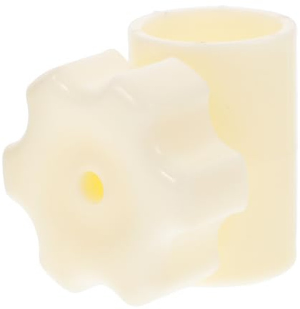 NUOBESTY Accessoire de Pied Parasol Blanc pour Terrasse Bouchon Plastique pour Trou de Table Connecteur Mât Parasol Robuste et Facile à Installer Support Extérieur