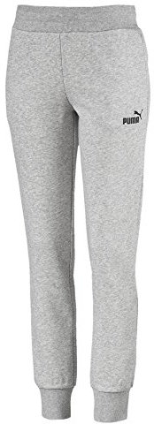 Puma Damen ESS Sweat Pants FL cl Hose, Grau (Light Gray Heather), 40 (Herstellergröße: L)