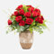 Ramo de 24 Rosas - Envío de Ramos de Flores Naturales a Domicilio 24h Gratis - Flores Frescas - Tarjeta dedicatoria incluida de Regalo - Caja Especial para Ramos de Flores Naturales…