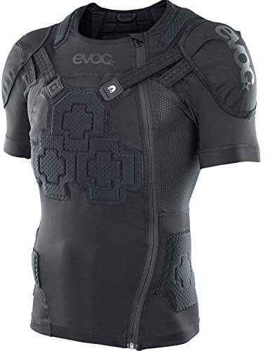 EVOC PROTECTOR JACKET PRO Chaqueta de protección para deportes de acción, ropa deportiva de invierno (talla: S, transpirable, antiolor, protector de espalda LITESHIELD PLUS, acolchado completo), negro